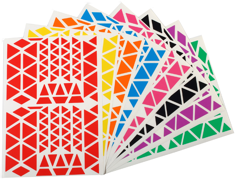 APLI kids Gommettes 'Triangle', grand conditionnement