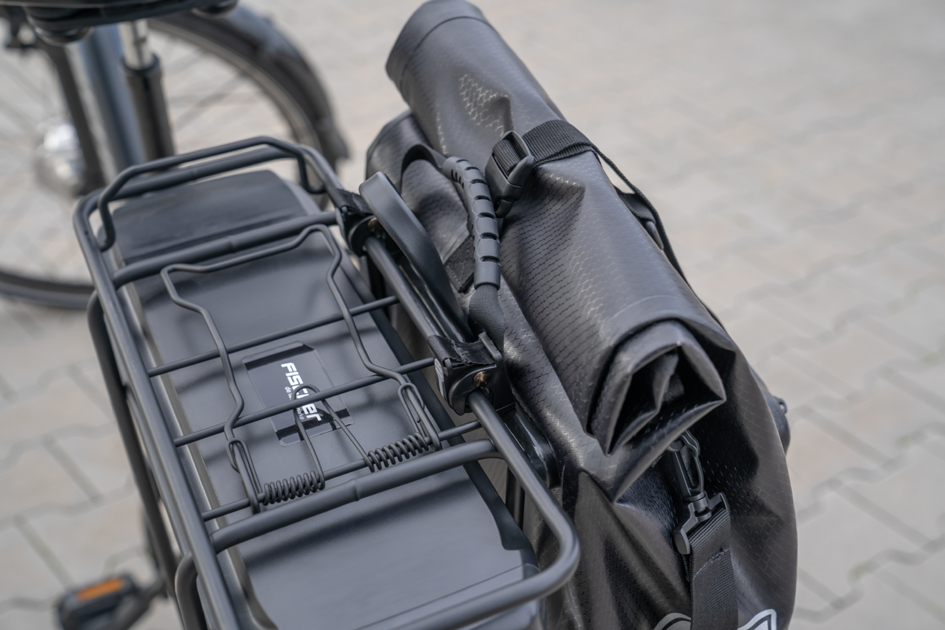 FISCHER Sacoche de porte-bagages de vélo Tour, noir volume: 30 l
