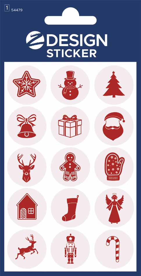 ZDesign Stickers de Noël 'Dessins brillants'