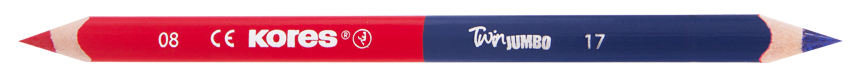 Crayons de couleur bicolores