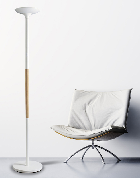 Lampadaires éclairage indirecte, LED