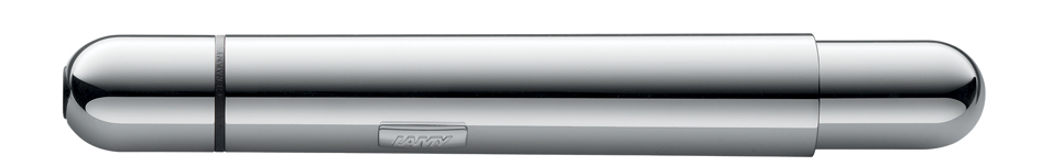 Stylo à bille rétractable pico chrome, fermé
