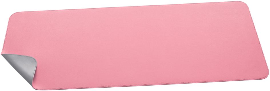 sigel Sous-main, similicuir, enroulable, rose/argent