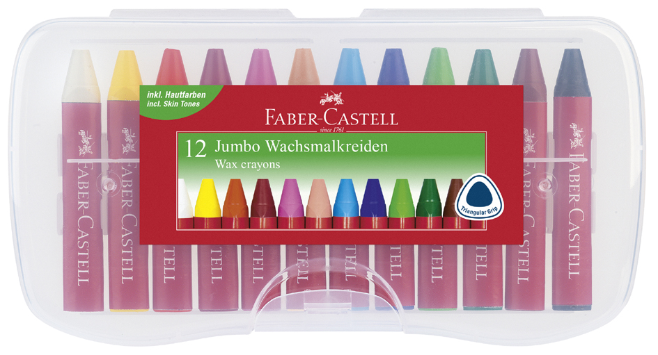 Crayons à la cire, manchon coulissant