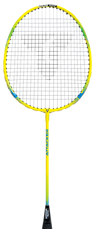 Raquette de badminton Attacker, vue détaillée
