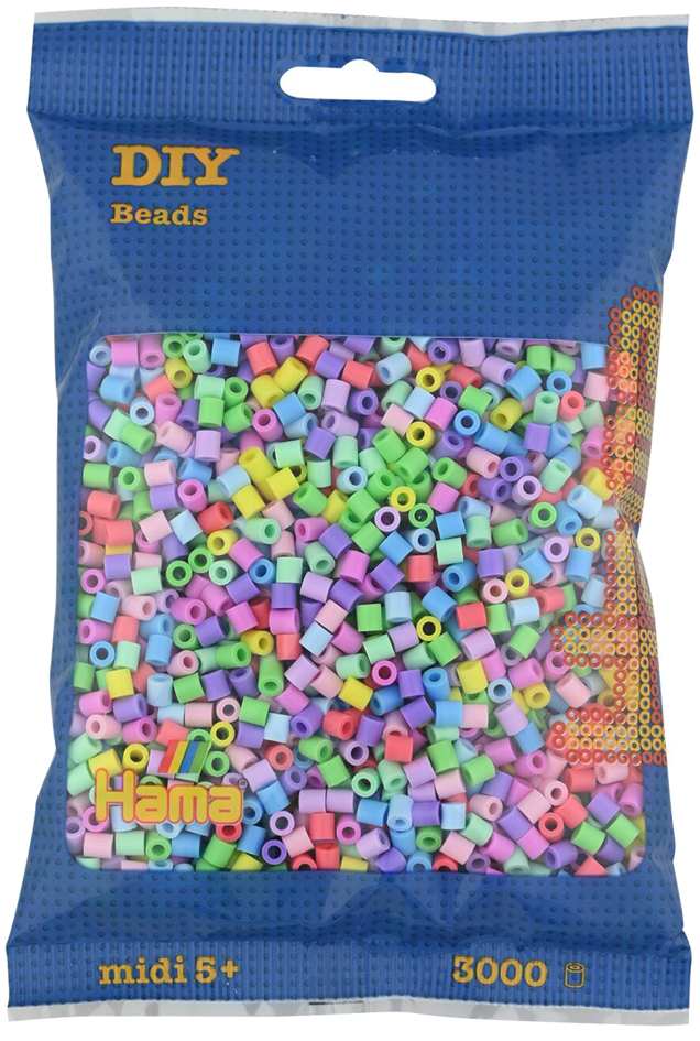 Hama Perles à repasser midi 'Pastellmix', dans un sachet