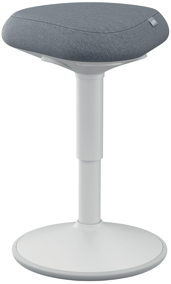 LEITZ Tabouret 'assis' Ergo actif, assise confort,gris clair