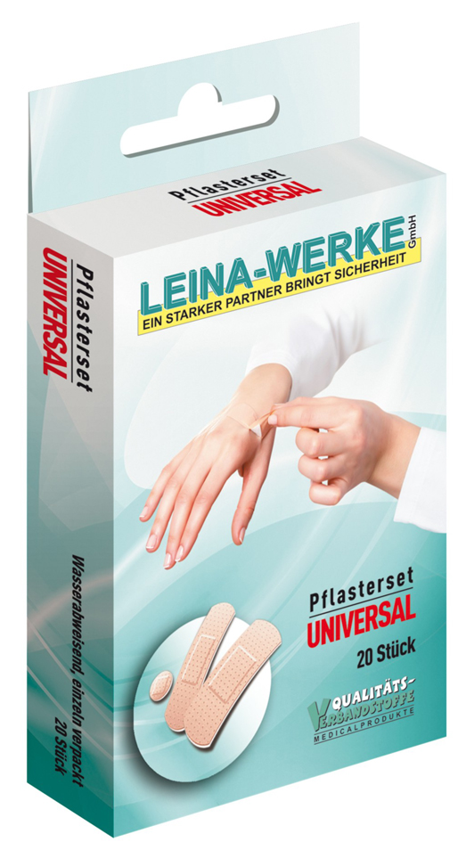 LEINA Kit de pansements 'Universal', 20 pièces couleur chair
