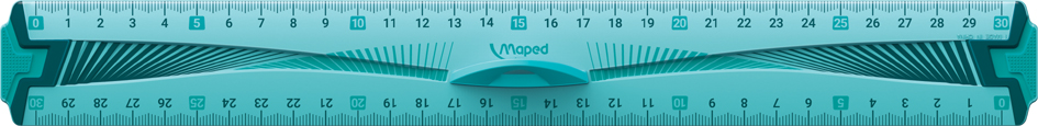 Maped Règle plate Flex, 300 mm, en plastique, avec poignée