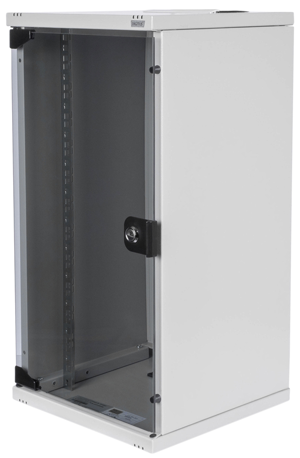 DIGITUS Boîtier mural 10', 12 U, (L)312 x (H)300 mm, gris