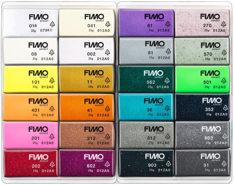 Pâte à modeler EFFECT, kit de 24