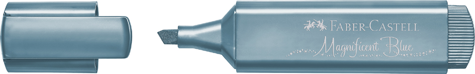 FABER-CASTELL Surligneur TEXTLINER 46 METALLIC, bleu