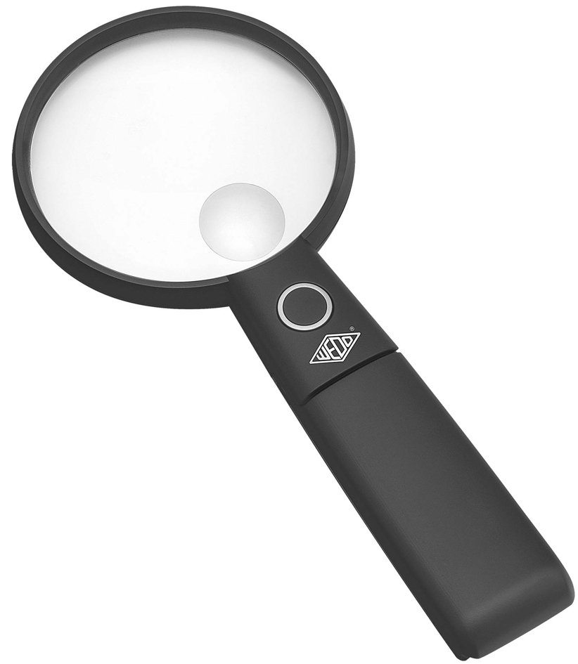 Loupe à main avec lumière LED