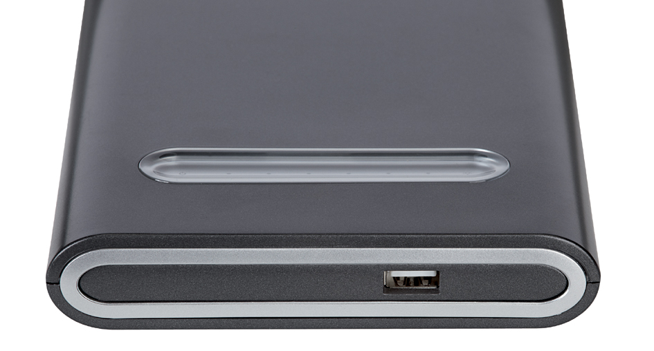 Vue détaillée: pied avec port USB
