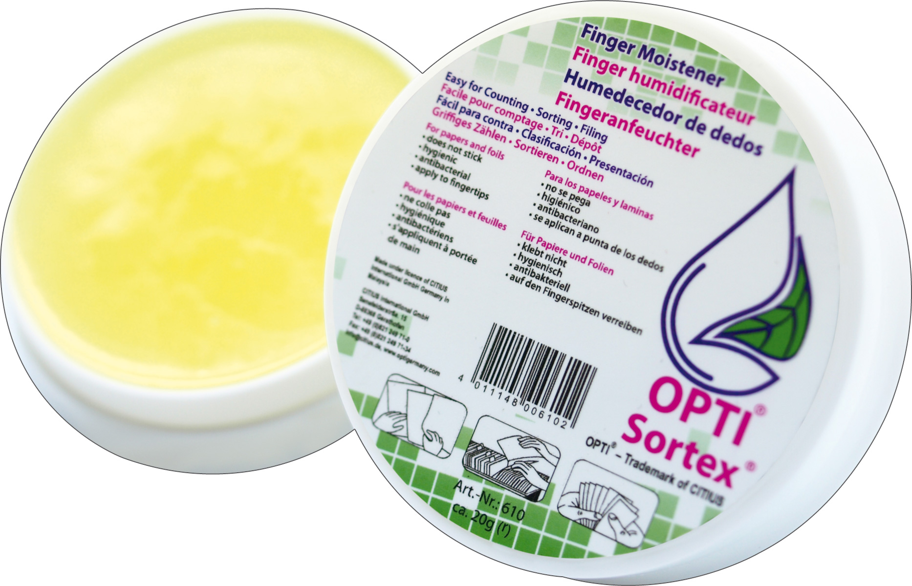 RNK Verlag Mouilleur de bureau 'OPTI Sortex', 20 g