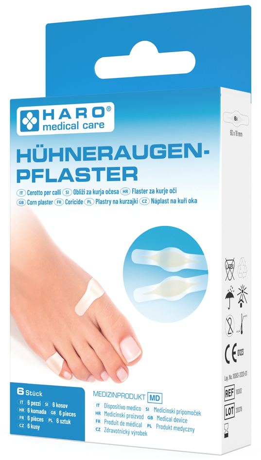 Pansements pour cors aux pieds