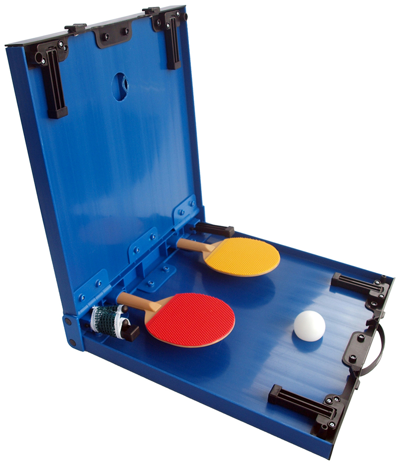 Mini-table de tennis de table, contenu du kit
