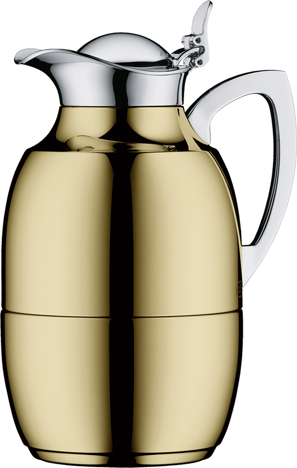alfi Pichet isotherme JUWEL, 1,0 litre, inox plaqué, or