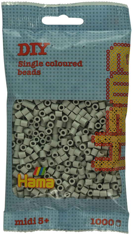 Hama Perles à repasser midi, sachet, gris silex