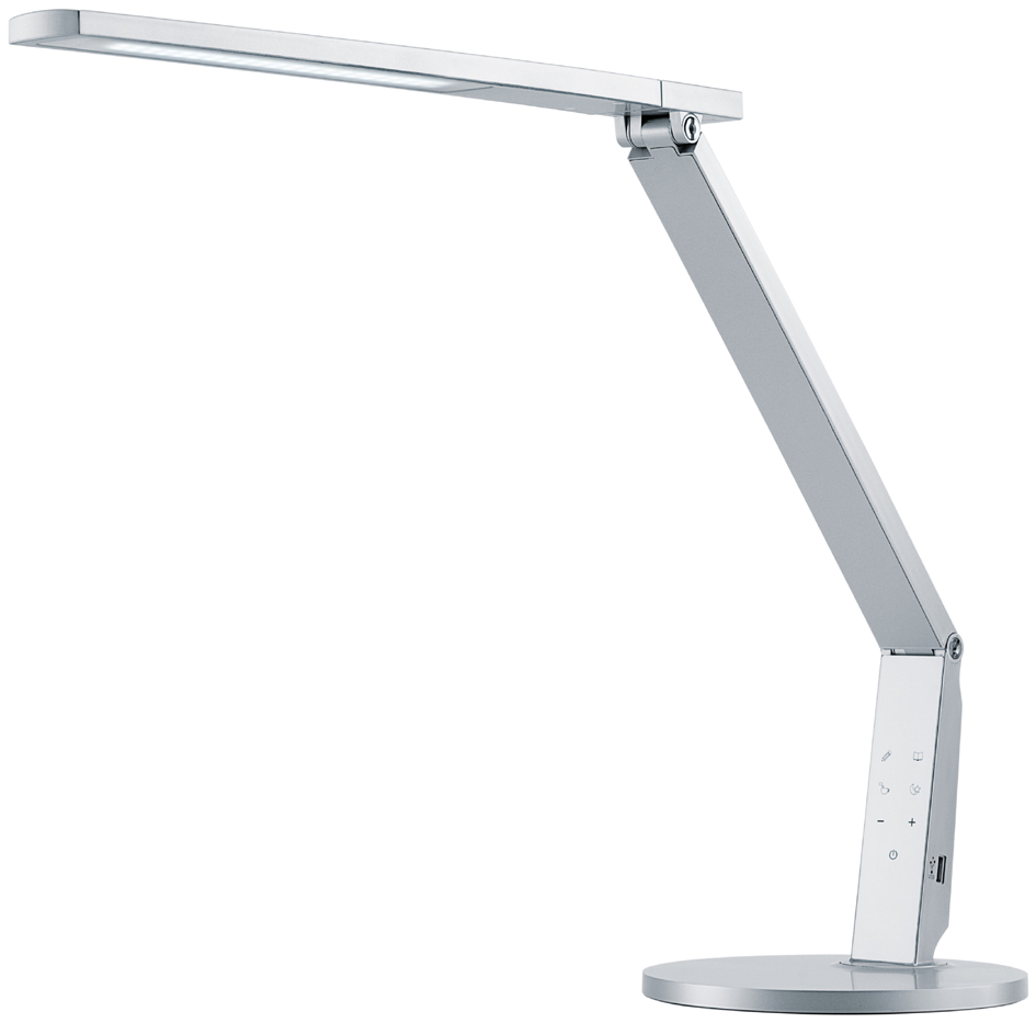 Hansa Lampe de bureau à LED Vario Plus, argent