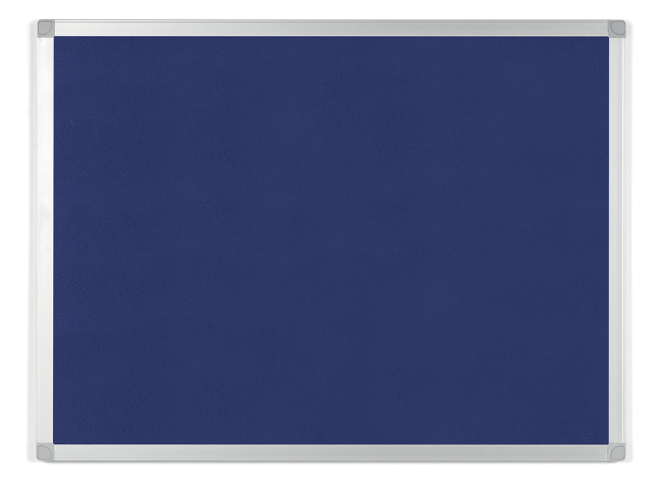 Bi-Office Tableau en feutre AYDA, 1.200 x 900 mm, bleu