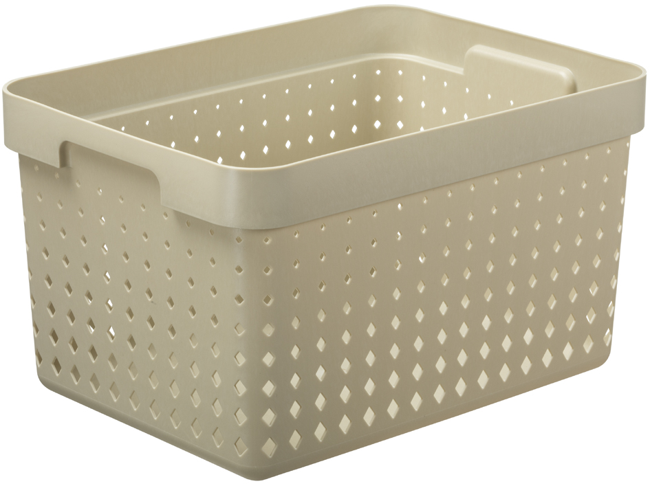 NHG Bac de rangement SEOUL BASKET L, PP, beige