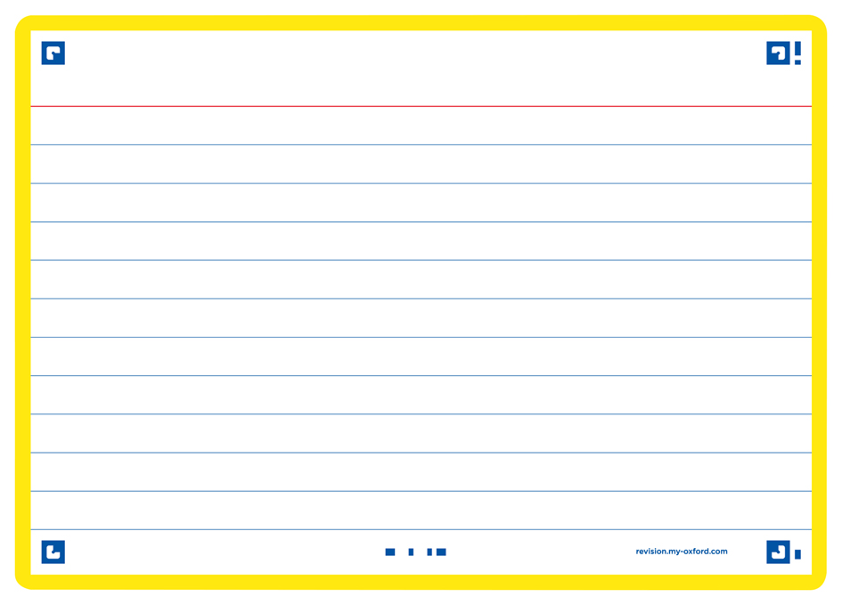 Fiches bristol & intercalaires