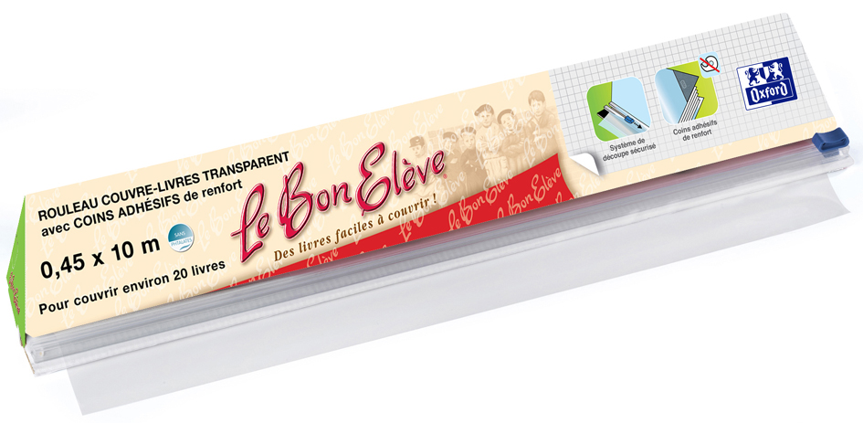Rouleaux couvre livres, autocollant
