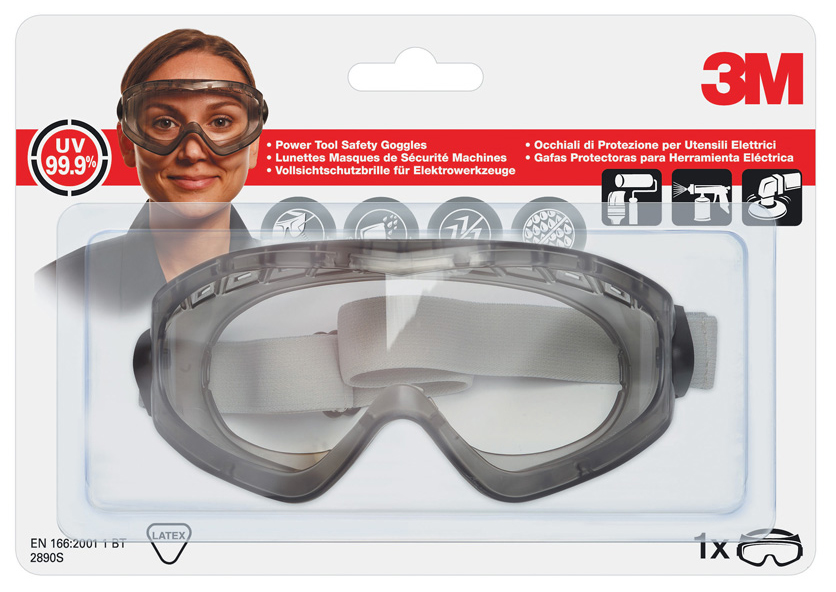 Lunettes de protection à grande visibilité 2890SC, emballage