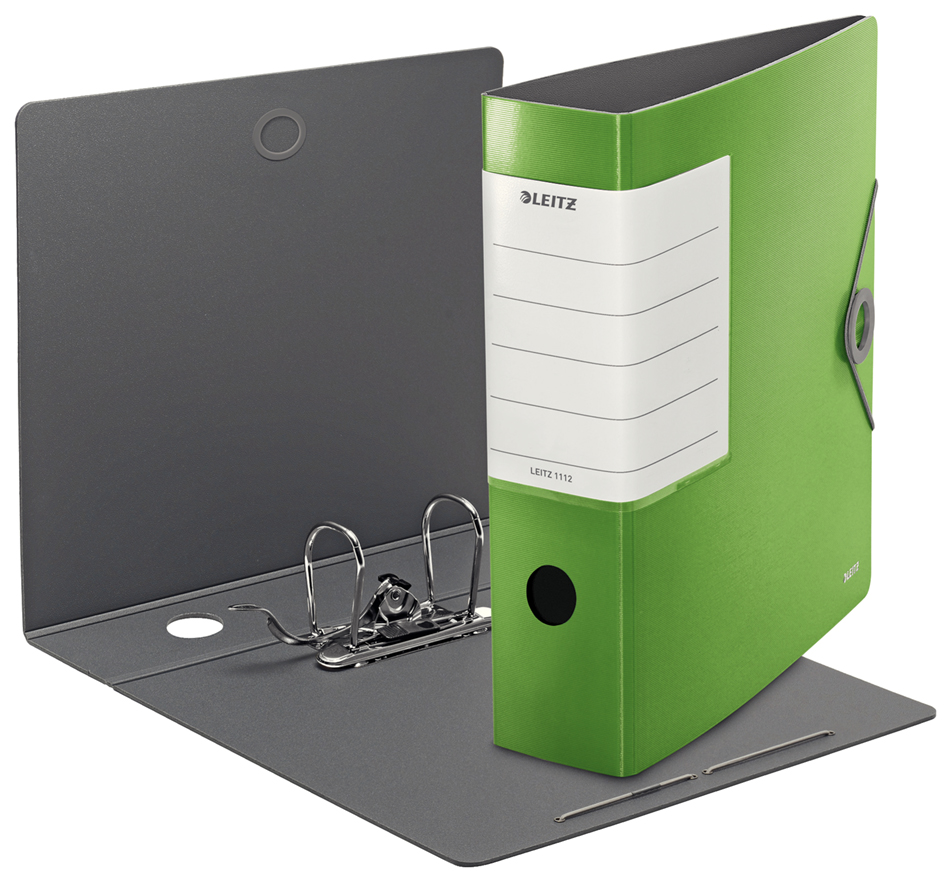 LEITZ Classeur Solide, 180 degrés, 82 mm, vert clair