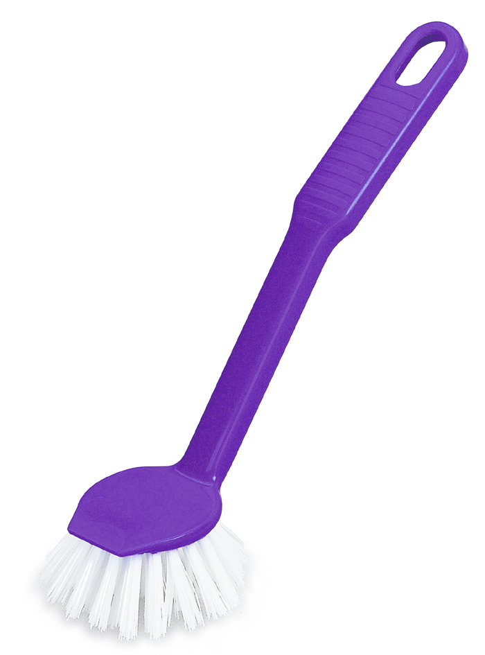Brosse à vaisselle, tête ronde - lilas
