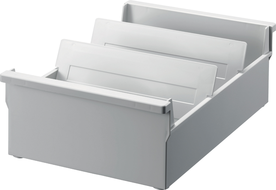 Bacs à fiches, plastique