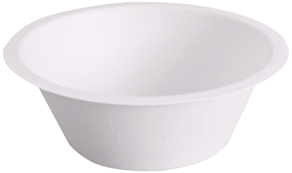 NATURE Star Coupelle en canne à sucre, rond, 250 ml, blanc
