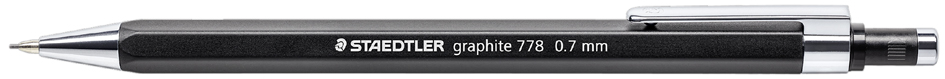 STAEDTLER Porte-mines graphite 778, 0,7 mm, noir