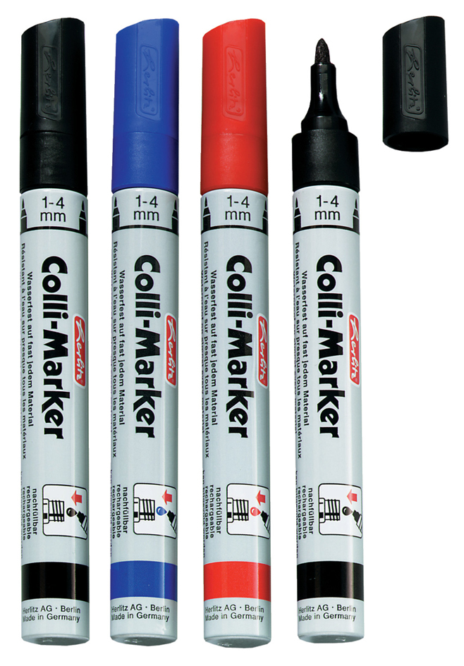 herlitz Marqueur permanent 'Collimarker', pointe ogive