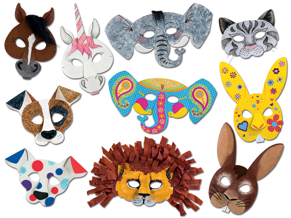 Masques à décorer