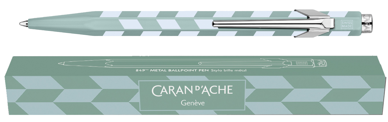 CARAN D'ACHE Stylo à bille 849 MOSAIC, vert d'eau