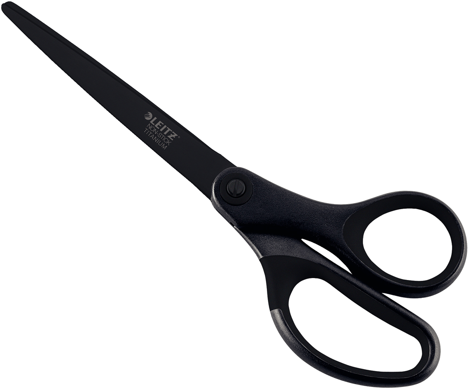 LEITZ Ciseaux Titan antiadhésifs, pointus, longueur:180 mm,