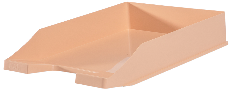 HAN Corbeille à courrier KLASSIK, polystyrène, orange pastel