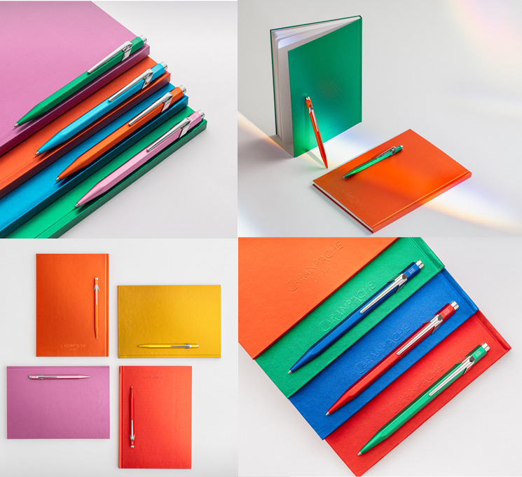 Visuel de référence: montre l'association carnet et stylo