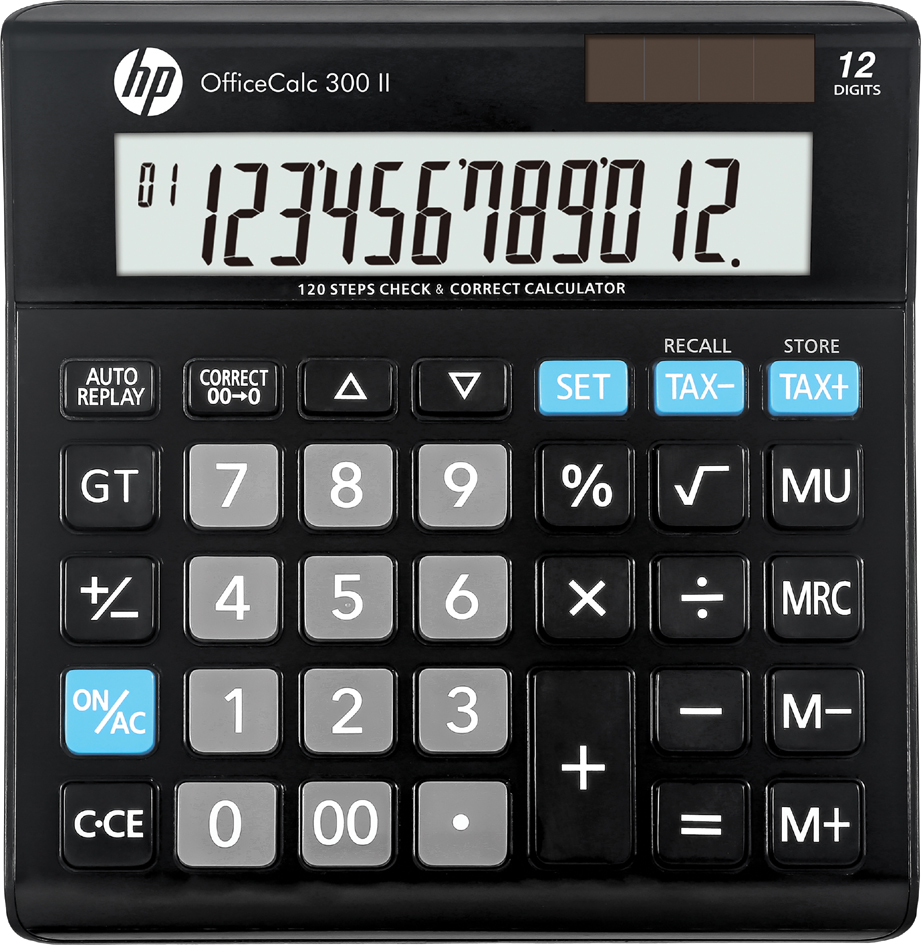 hp Calculatrice de bureau 'OfficeCalc 300 II', noir