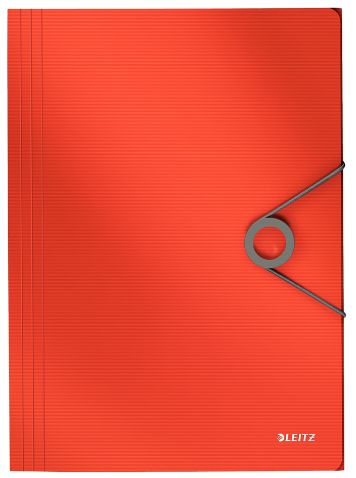 Chemise à élastique Solid, rouge clair