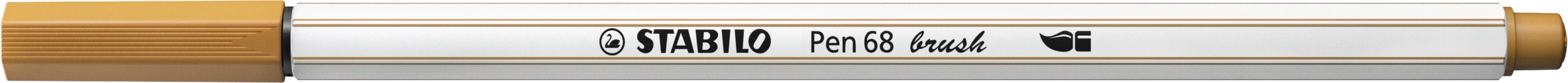 STABILO Feutre pinceau Pen 68 brush, ocre foncé