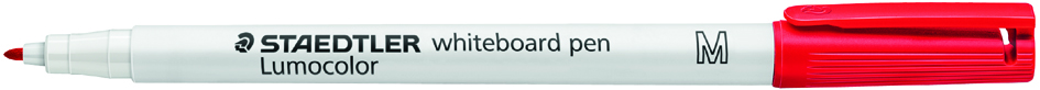STAEDTLER Marqueur pour tableau blanc Lumocolor 301, rouge