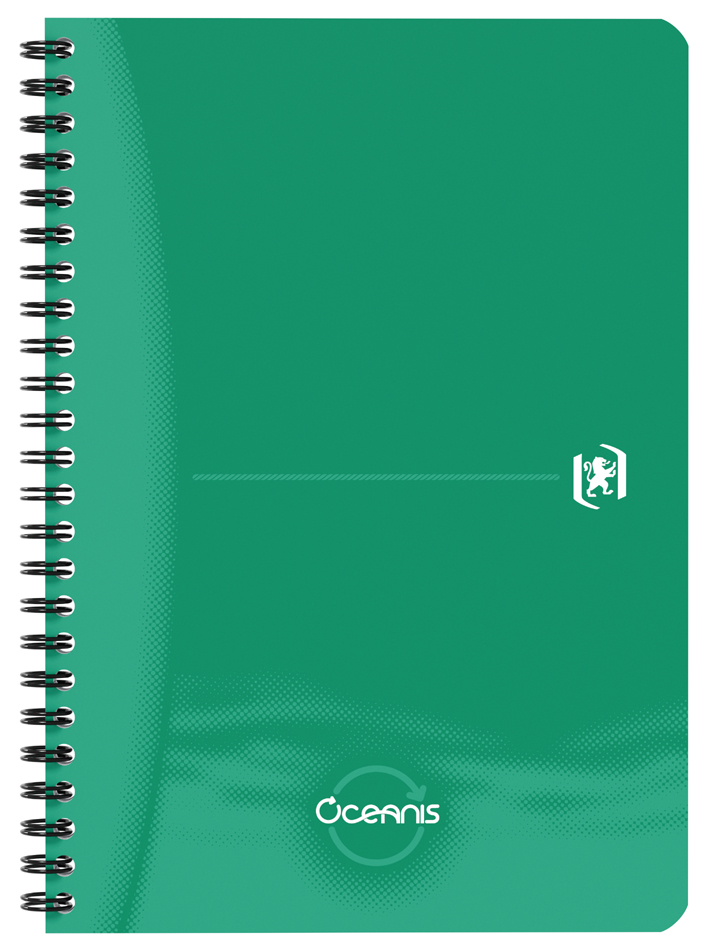 Cahier à spirale "Oceanis", vert