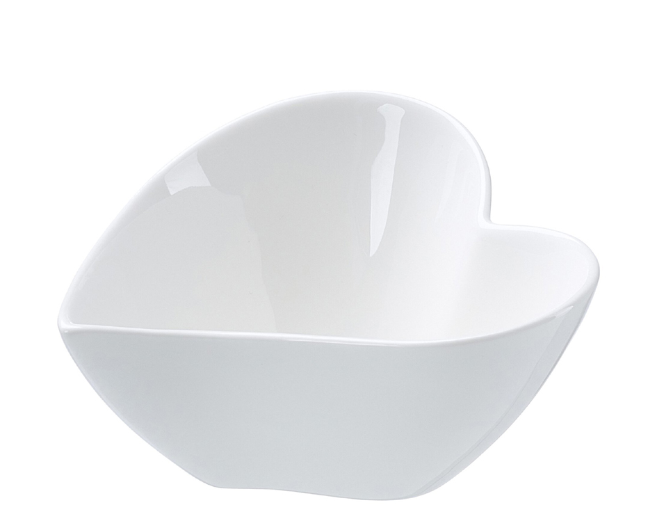 Ritzenhoff & Breker Bol à sauce GUSTO forme de coeur, blanc