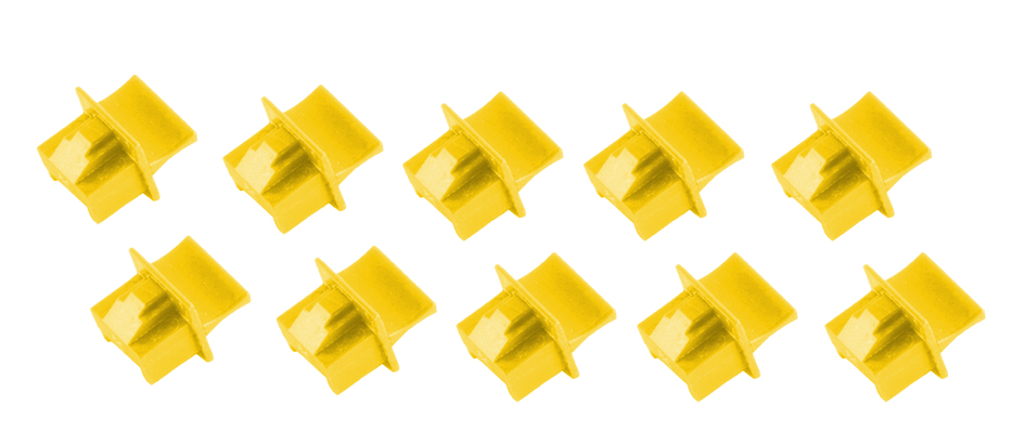 shiverpeaks Capuchon de protection pour fiche RJ45, jaune