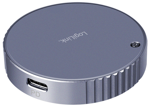 LogiLink Boîtier SSD USB 3.2 Gen2 magnétique, gris