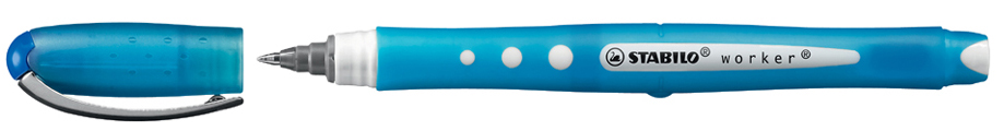STABILO Stylo roller worker colorful, bleu