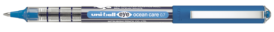 uni-ball Stylo roller eye ocean care 0.7, bleu